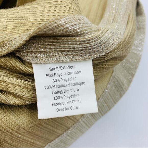 Contrarian Gold Backless Mini Dress - Picture 12 of 12